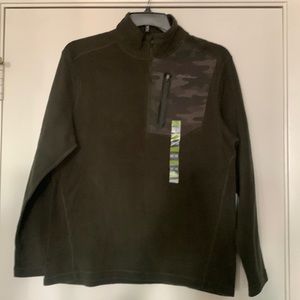 NWT Eddie Bauer Cloud Qtr Zip Fleece Pullover